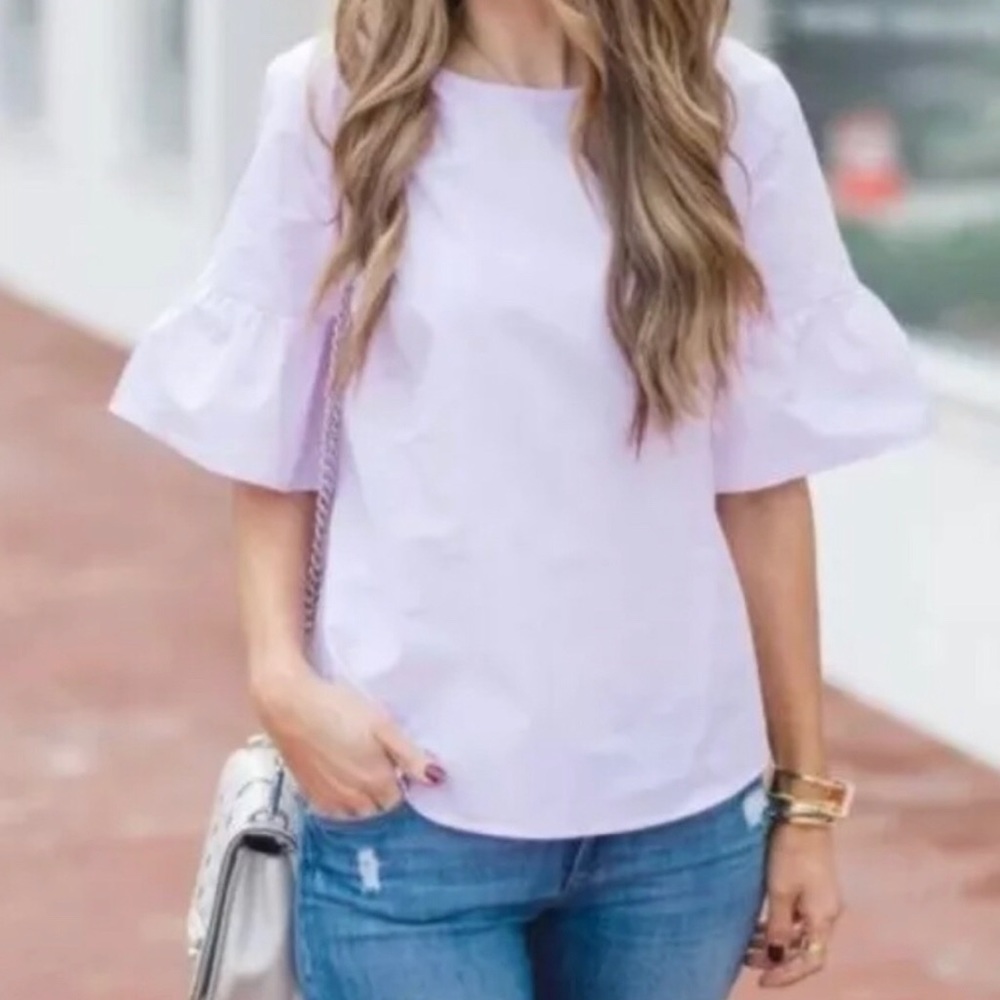 J Crew Bell Sleeve Blouse